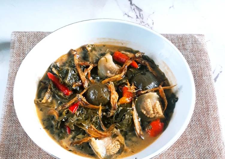 Resep Kalumpe (Karuang) Daun Singkong yang Enak Banget