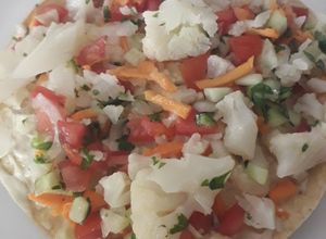 Una foto de Ceviche de coliflor, tips para más sabor