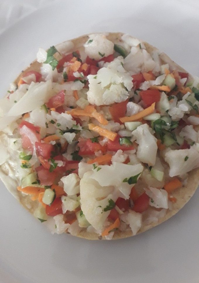 Una foto de Ceviche de coliflor, tips para más sabor