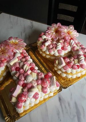 O poză a rețetei Tort cifră.