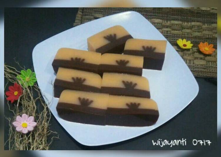 Olahan Puding Mangga Coklatdan cara membuat motif bunga | Resep Bumbu Puding Mangga Coklatdan cara membuat motif bunga Yang Bisa Manjain Lidah