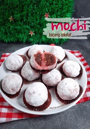 Foto resep Mochi Isi kacang cokelat