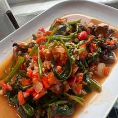 รูปของ Kangkung Terasi Jamur