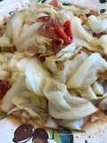 Stir-Fried Cabbage with Bacon