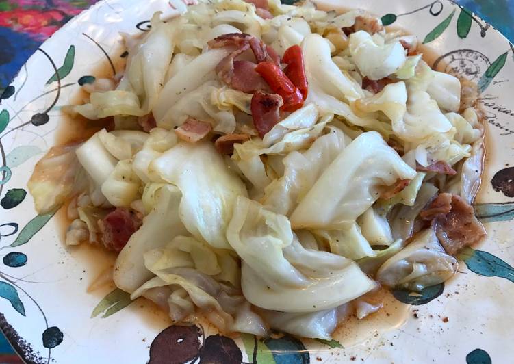 Simple Way to Make Speedy Stir-Fried Cabbage with Bacon