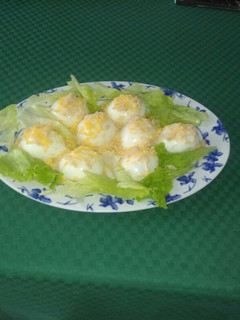 Una foto de Huevos rellenos