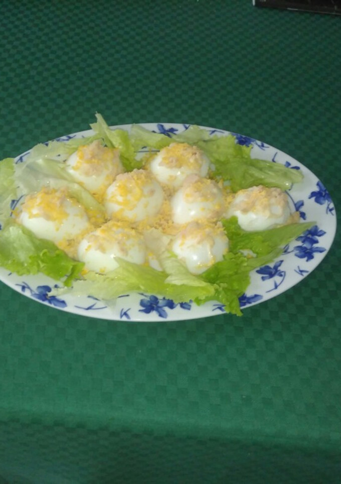 Una foto de Huevos rellenos