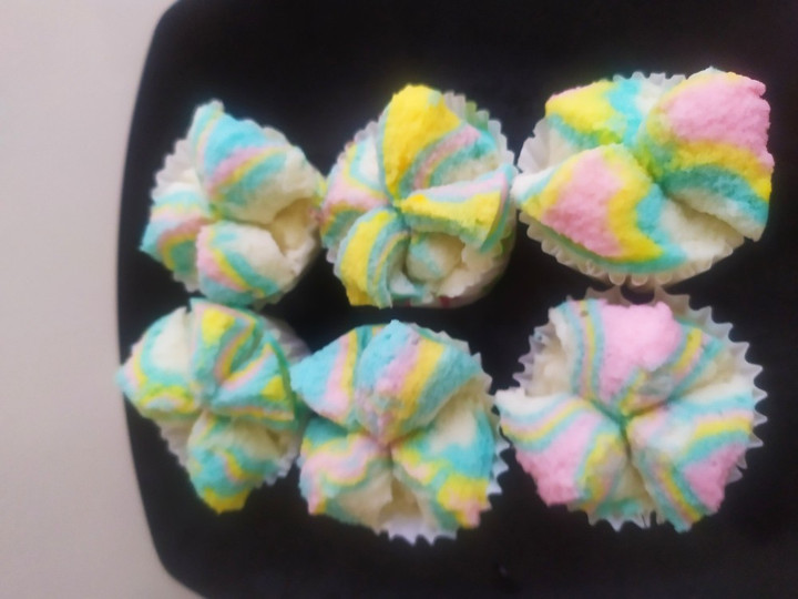 Resep Bolu Kukus Santan Unicorn, Menggugah Selera