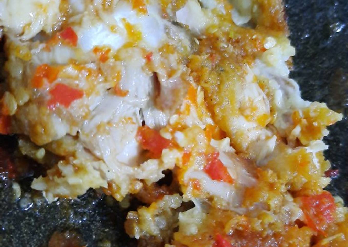Ayam geprek anti ribet