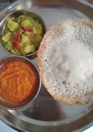 A picture of પાલ અપ્પમ.