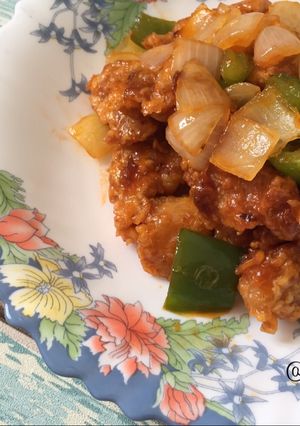 Foto resep Sweet and sour chicken / ayam kluyuk