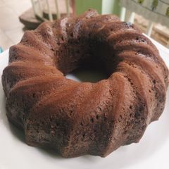 Chocolate cake with chocolate chips A picture of Chocolate cake with chocolate chips.