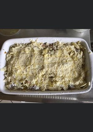 Une photo de Gratin de pommes de terre aux harengs et oignons doux