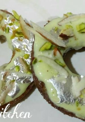 A picture of Low fat ghevar.