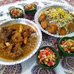 پلو شیرازی با ماهیچه-レシピのメイン写真