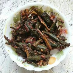 A picture of Bhindi do pyaja.