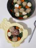 ต้มจืดผักวอเตอร์เครสลูกเงาะ (มังสวิรัติ/vegan)