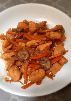 Foto resep 673. Ayam jamur shitake masak kecap