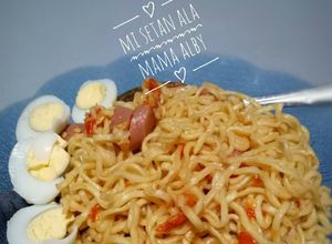 Foto resep Mi setan ala Bunda Alby