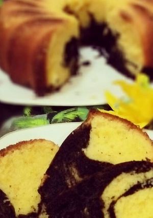 Foto resep Classic Marble Butter Cake