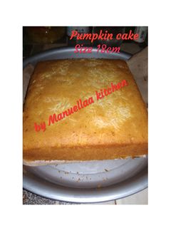 Foto resep Pumpkin Cake. (Kue labu)