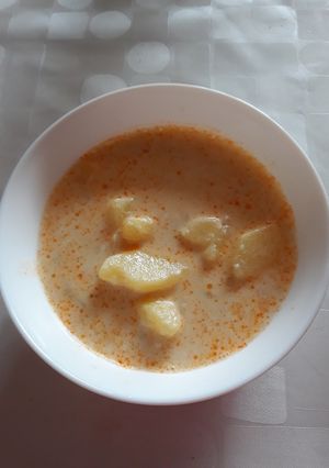 Habart krumplileves recept fotója