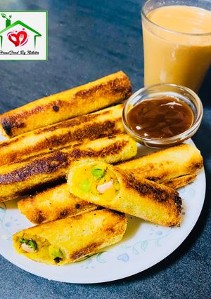 ब्रेड रोल इन पैन (Bread Roll in pan recipe in hindi) रेसिपी मुख्य फोटो