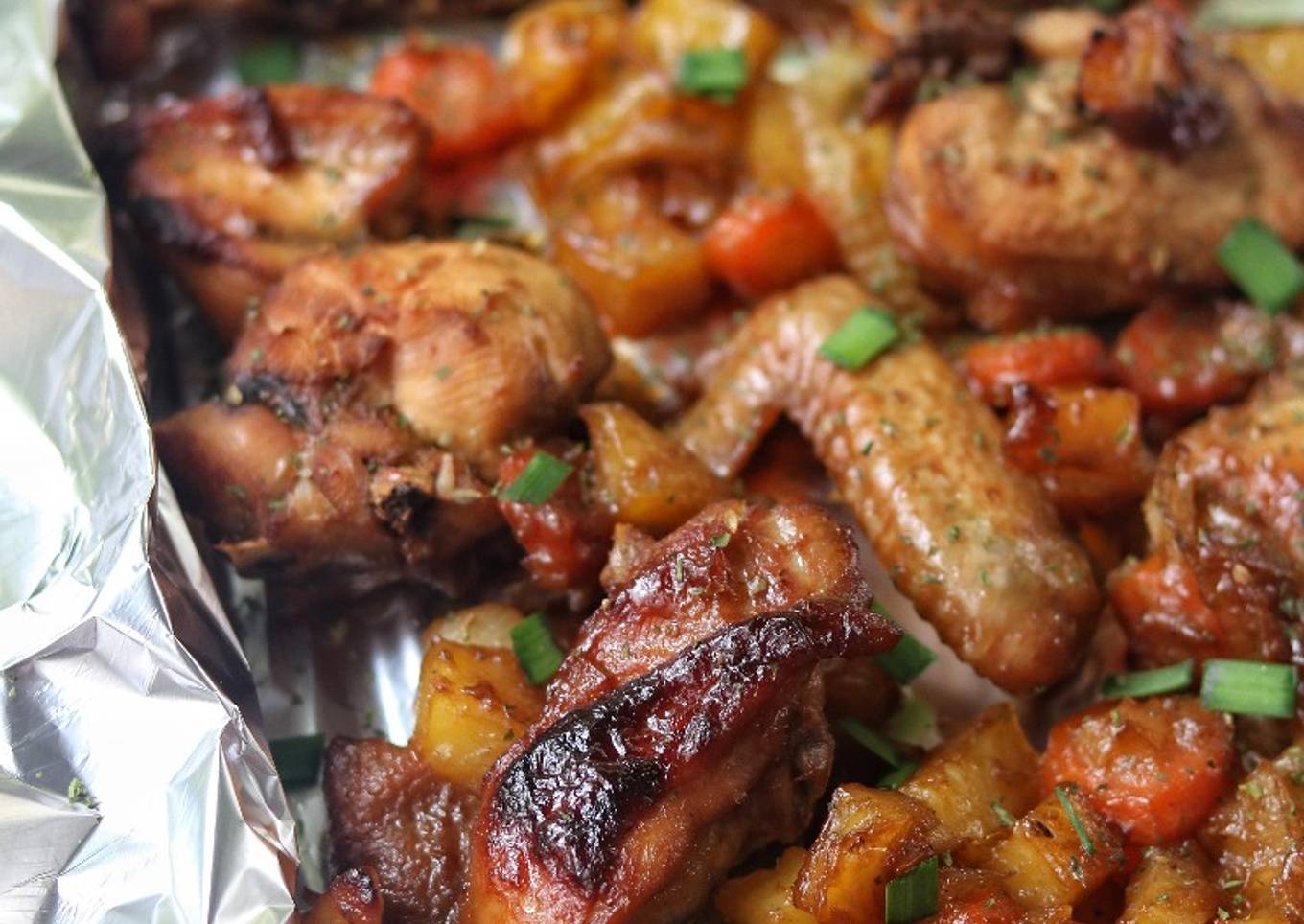 Ayam Panggang Sayuran