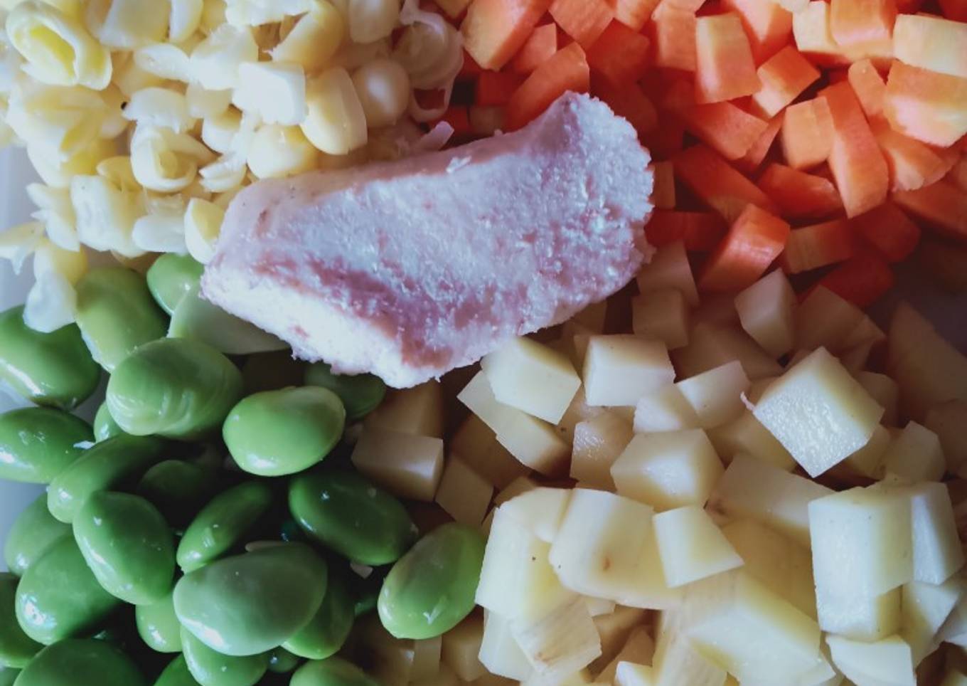 MP ASI 7bln+ soup ayam wortel kentang jagung edamamae