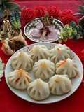 Steamed Rava modak