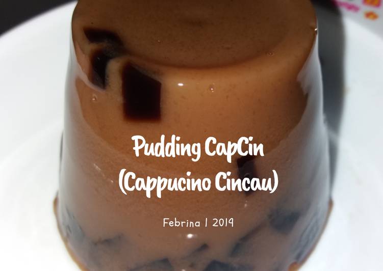Resep Pudding CapCin (Cappucino Cincau), Lezat