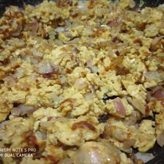 A picture of Egg Bhurji.