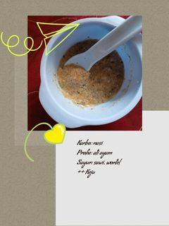 Foto resep MPASI 6+: Bubur tim nasi+ati