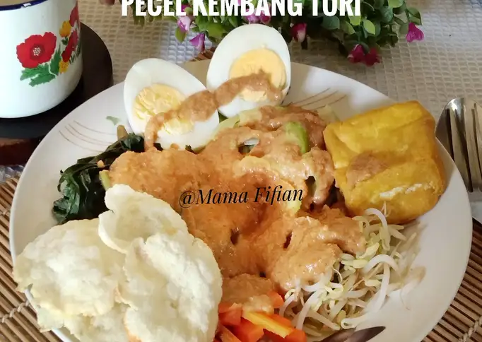 Resep Pecel Kembang Turi, Lezat Sekali