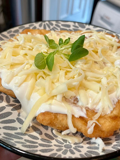 Hagyományos lángos recept fotója