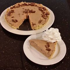 A picture of Chocolate Hazelnut Mousse Crunch Tart.