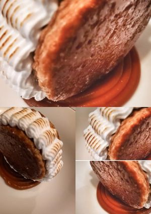 Une photo de Galette crème glacée à la vanille