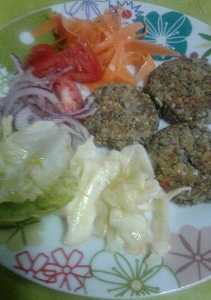 Una foto de Hamburguesitas de lenteja