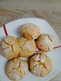 Galletas craqueladas de calabaza