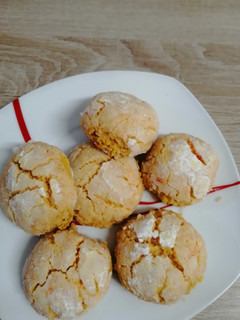 Una foto de Galletas craqueladas de calabaza