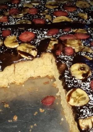 صورة لوصفة كاتو بالشوكولاتة والفواكه