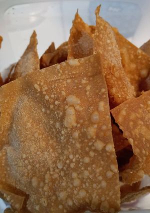 Foto resep Kulit Pangsit goreng