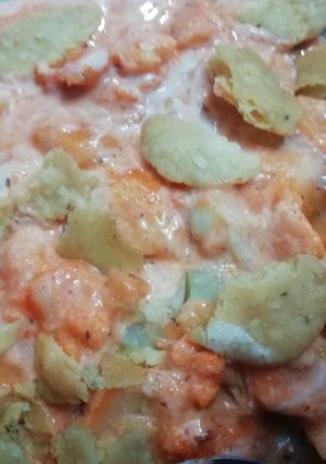 A picture of Papdi Chaat.