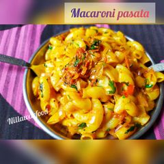 A picture of Indian Stayle Macaroni recipe.