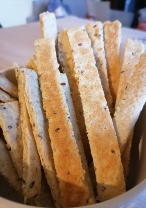 Una foto de Grisines de avena con mix de semillas