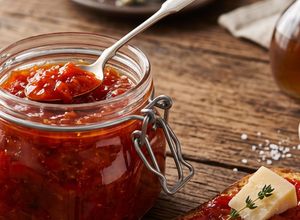 Una foto de 🌶️ Mermelada de Pimiento Rojo Asado Fit (Toque Dulce Cero Culpa)