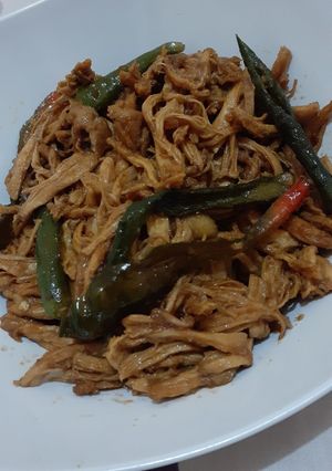 Foto resep Suwir ayam kecap cabe ijo