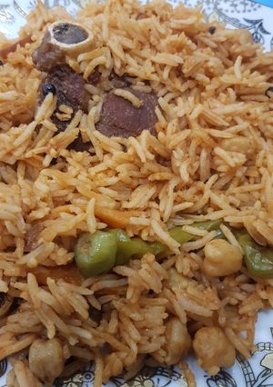 صورة لوصفة رز بخاري 🥘