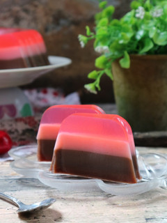 Foto resep Puding empat lapis