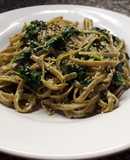 One pot pasta con espinaca